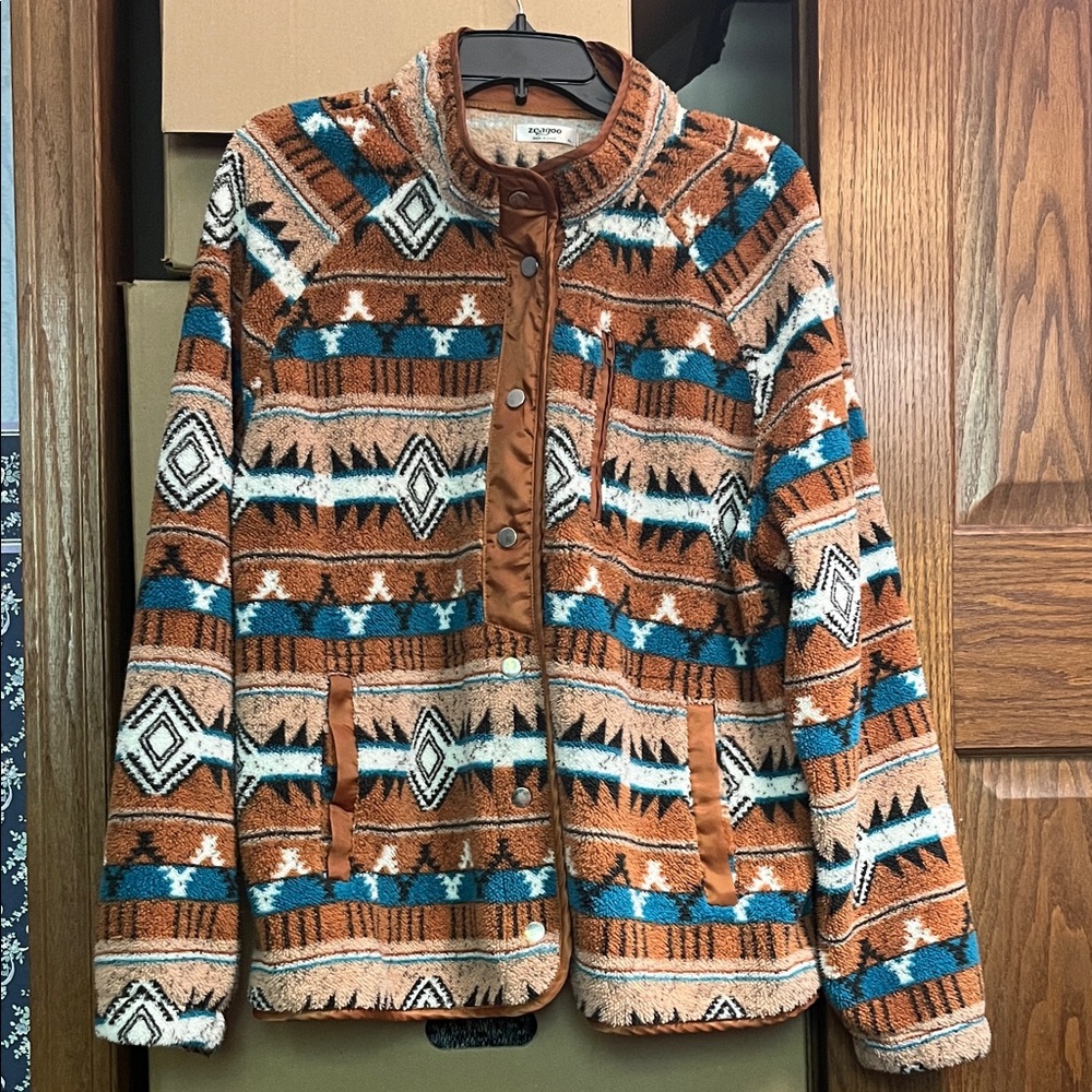 Southwest-Style Fleece Jacket